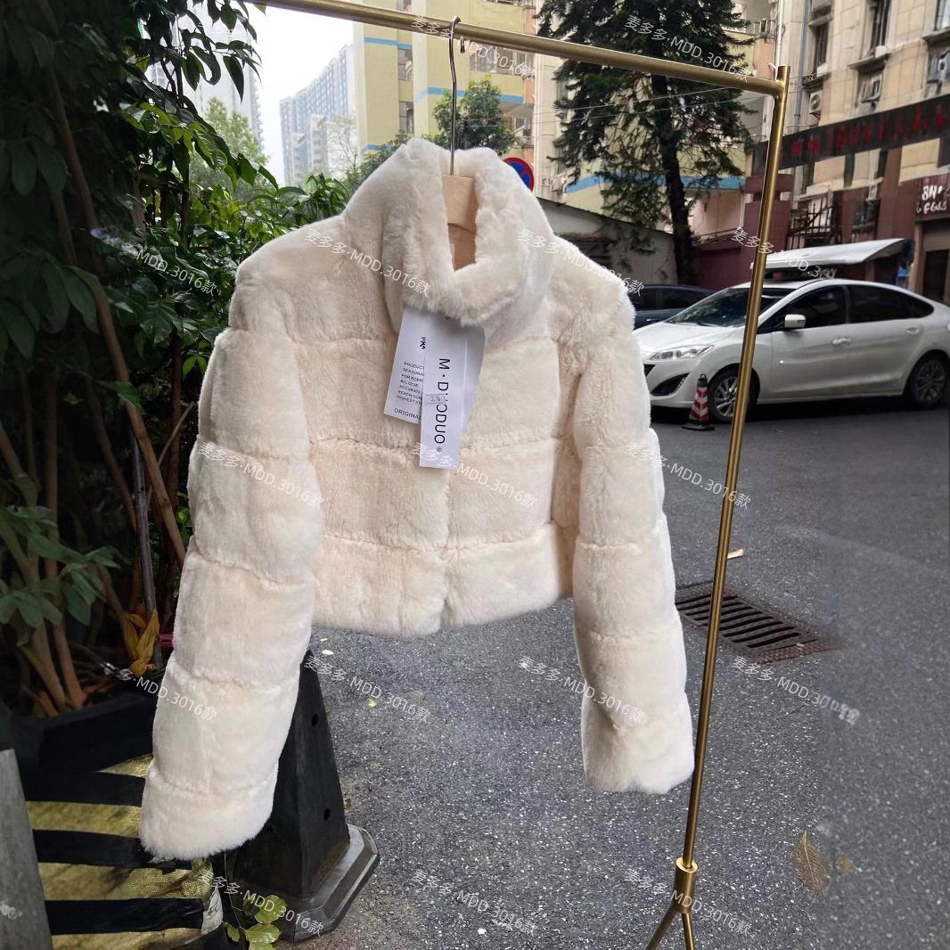 韩版专柜皮草2025年新款女短款时尚狐狸毛外套礼服披肩外套皮草衫