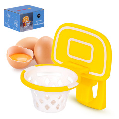国境を越えた新しいバスケットボールフレーム卵白分離器eggyockdセパレータ趣味キッチン手動ガジェット