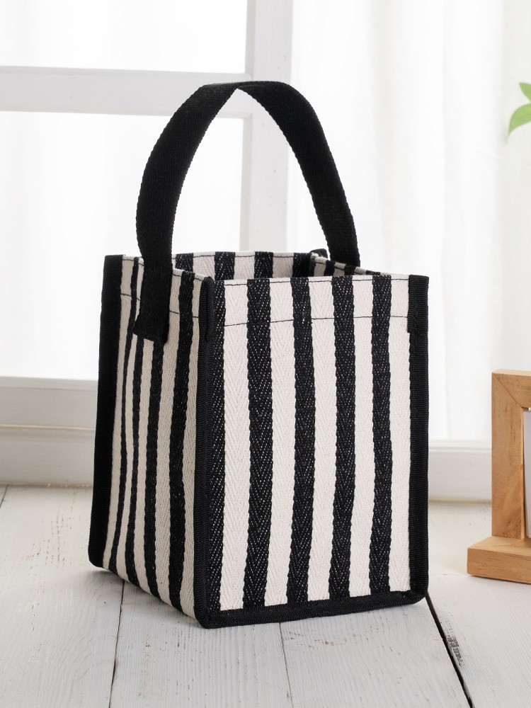 Bolso de tela de fábrica, bolso de tela de rayas, bolso de hombro de moda, bolso de mujer, bolso de mano de mujer