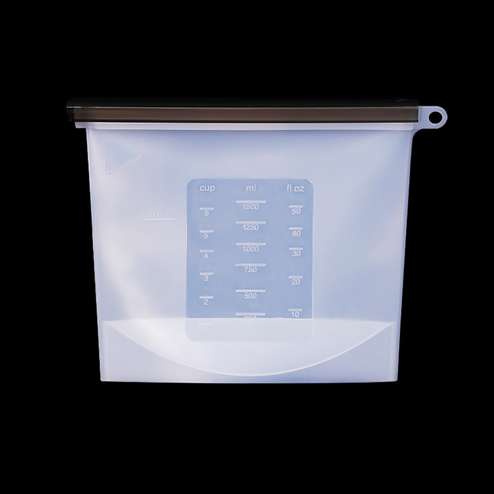 Bolsa de Silicona Hermética para Alimentos, Apto para Microondas, para Hogar y Camping
