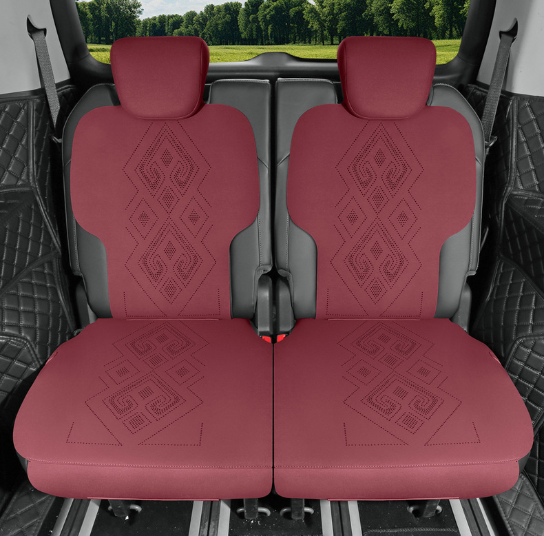 Wuling Kaijie six-seat special car seat cover six-seat half-pack suede four seasons universal fashion ventilated seat cover