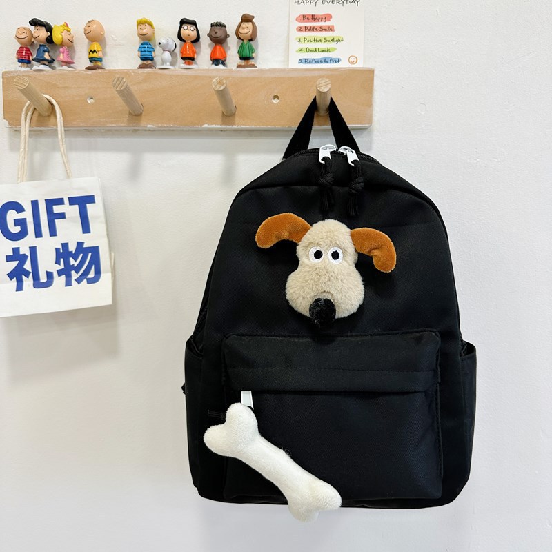 Comercio exterior transfronterizo 2024 nuevo lindo caricatura mochila de perros mochila de tendencia para niños mochila de ocio para estudiantes de primaria doble espalda