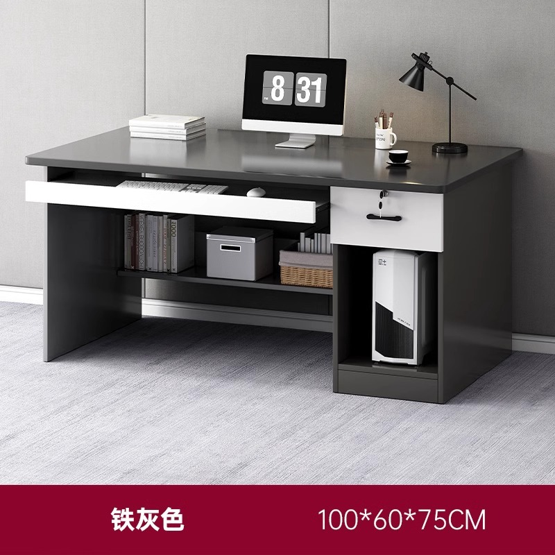 Mesa y silla de oficina combinación de mesa de jefe simple mesa de personal de oficina mesa de computadora de escritorio escritorio escritorio doméstico