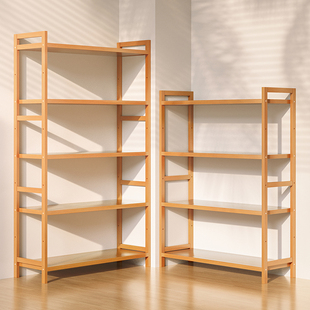 Storage Rack Multi-layer Storage Rack Miscellaneous Storage Rack Kitchen Simple Bamboo Rack Wall-mounted Living Room Floor-standing Narrow Shenheng