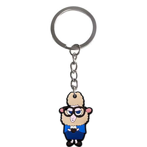 Crazy Animal City 20 key chains gift key chain accessories diy schoolbag pendant pvc soft rubber bag accessories