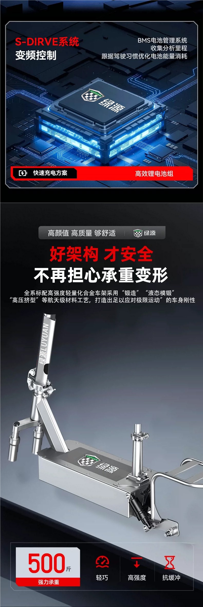 Genuine electric scooter, foldable electric vehicle, small adult-sized electric bike for commuting, ultra-lightweight and portable electric bike
