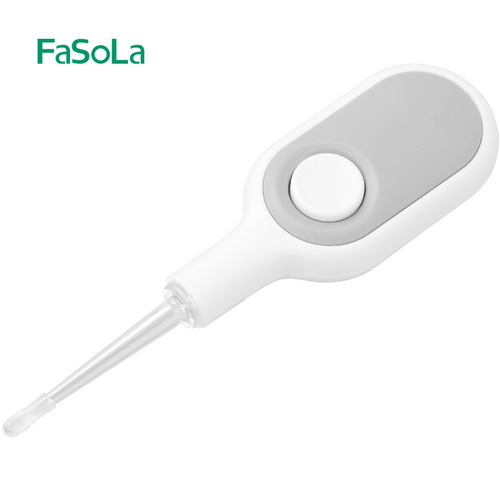 FaSoLa baby light-emitting ear scoop children's ear scoop baby soft head ear scoop green