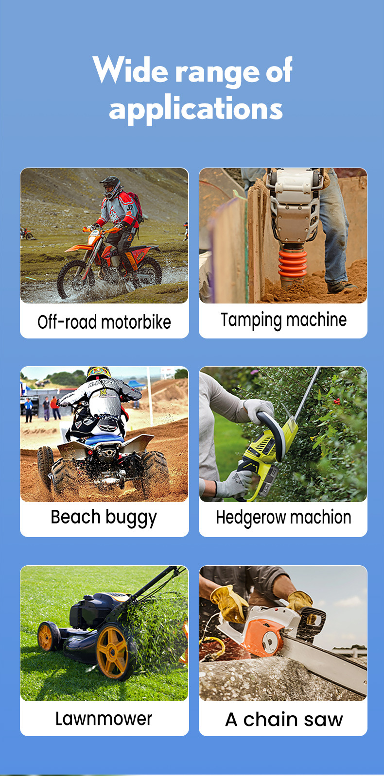Inductive Digital Tachometer for 2/4-Stroke Engines, Universal for Lawn Mowers and Chainsaws, with an Accumulative Timer