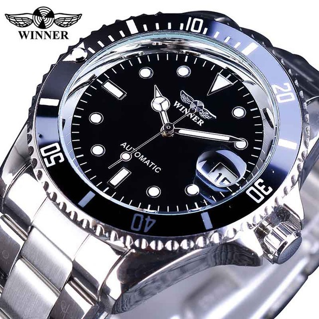 2026 Winner 002 Watch, Submariner Style, Men's Business Fashion Fully Automatic Mechanical Watch_voghion.com