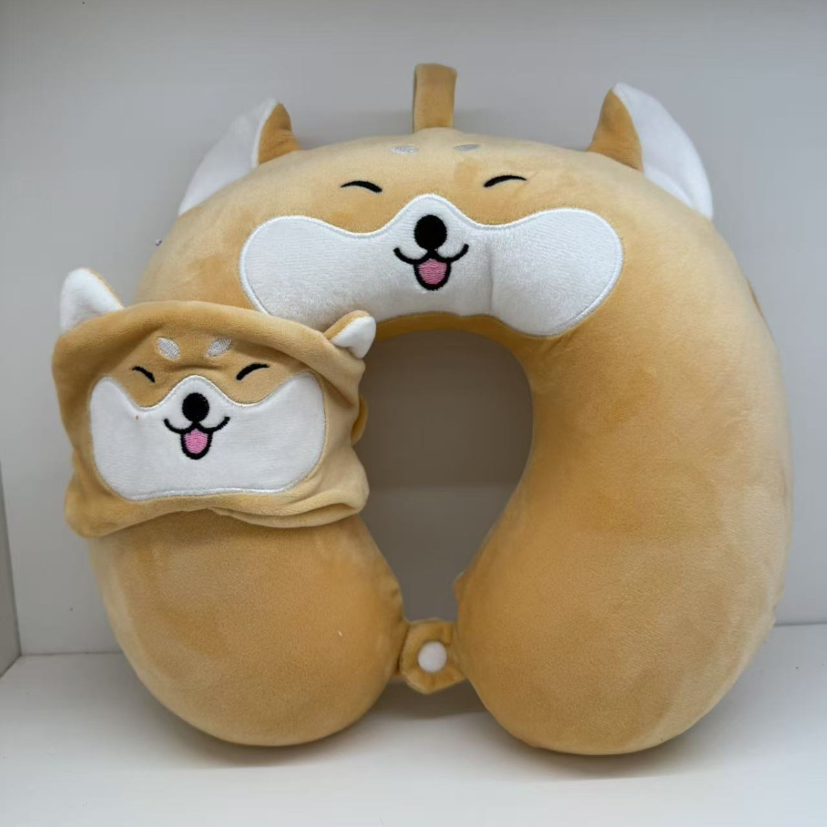 Stützendes Nackenstützkissen aus Memory-Schaum für Flugzeug, Studenten und Reisen – U-förmig_voghion.com