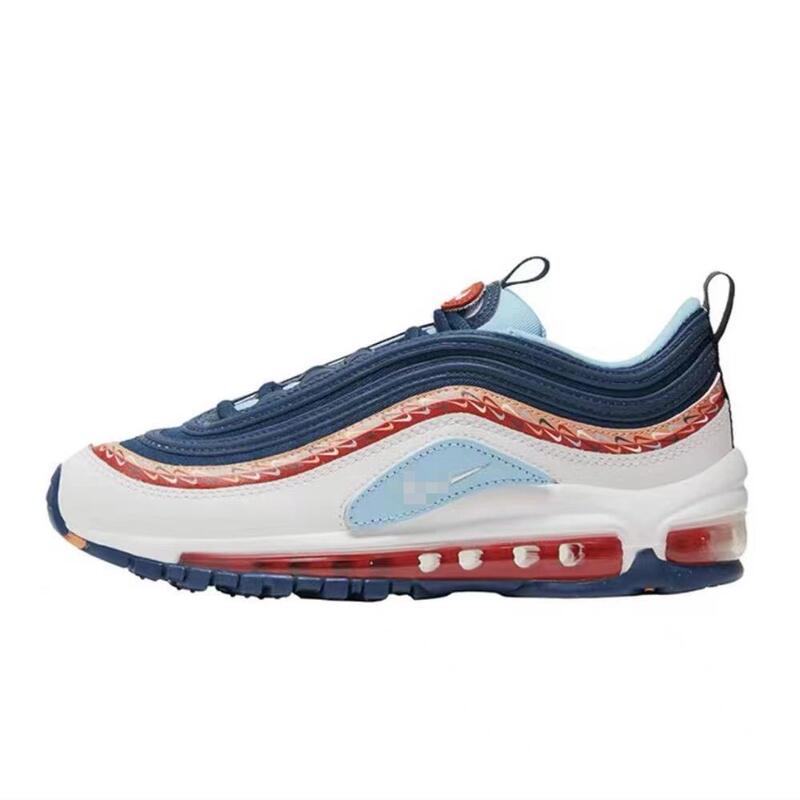莆田靴外国貿易卸売エア MAX97 フルパームエアクッションレトロ弾丸男性と女性の同じスタイルのスポーツランニングシューズ|undefined