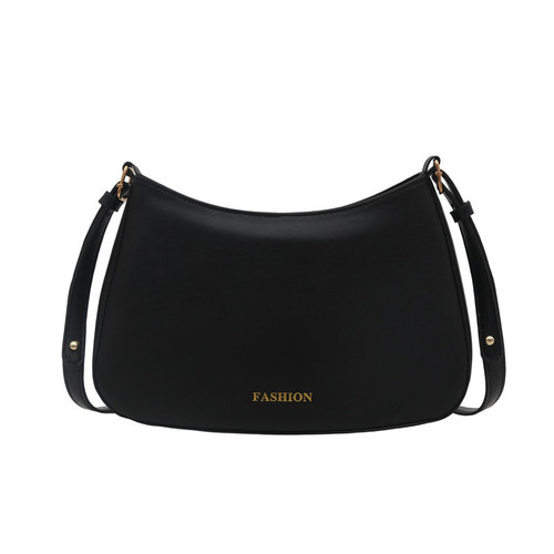 2025 new underarm bag, high-end commuting simple retro women's French shoulder bag, women's pure color crossbody bag