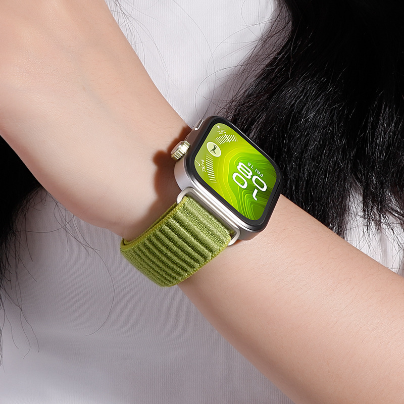 Huawei Fit4 時計ストラップ Pro fit3 ワイルドマウンテンパターンナイロンループ編組夏の男性と女性のスポーツストラップに適しています|undefined