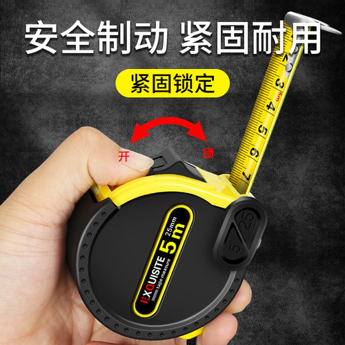 Source factory wholesale rubberized tape measure 5 meters metric steel tape measure 7.5m 10 meters 3 boxes ruler meter measuring tool