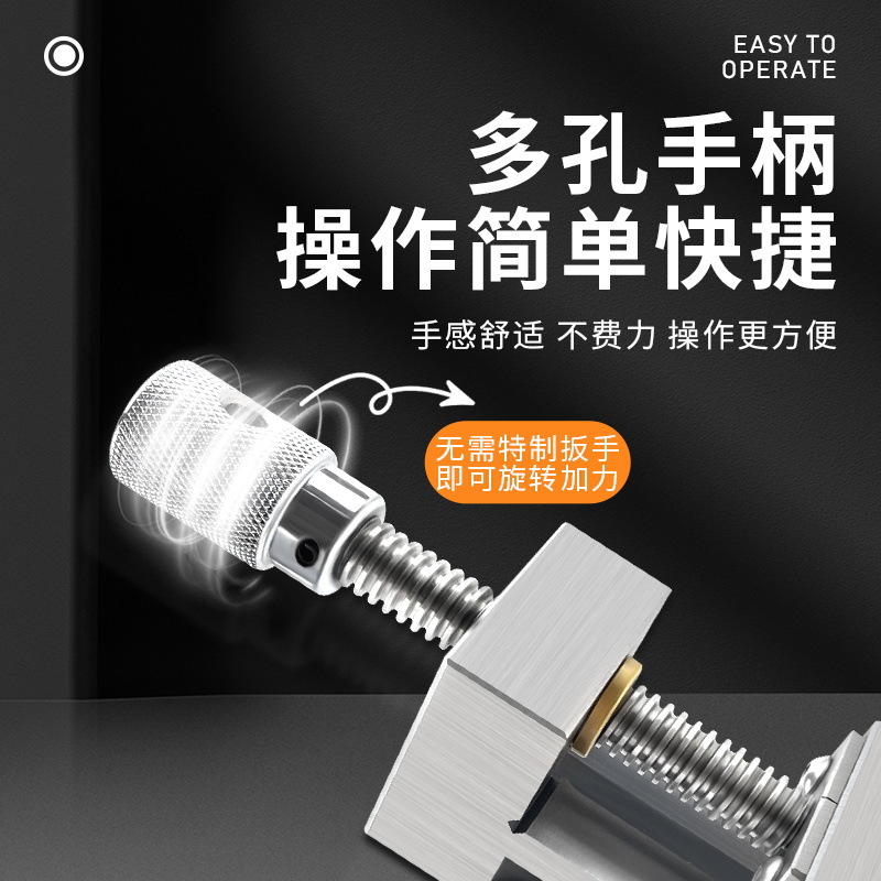 巨界QGG高精密平口钳磨床批士台钳不锈钢夹具手动工业级直角虎钳