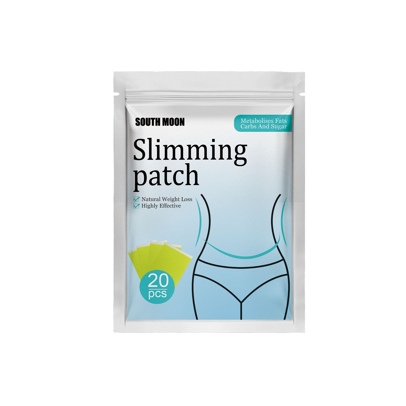 South Moon Body Beauty Bellybutton Pat Shapes, Firms, Firms Big Belly Fat and Waist Tightening Herbal Slimming_voghion.com