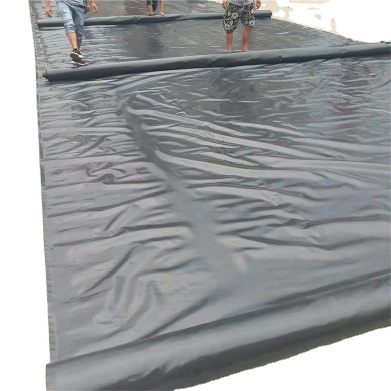 聚乙烯HDPE土工膜鱼塘虾池衬垫污水池填埋场蓄水池地基防水塑料膜