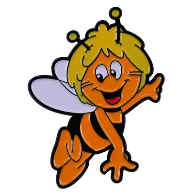 Little Bee's Adventure Brooch, Clothing and Hat Pin, Badge Accessory (Yaxa sancaqları) - e-42-1-5d13-02-b07