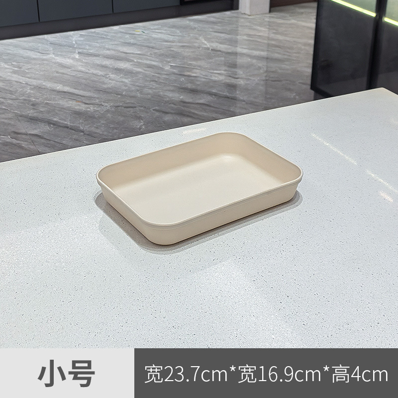 長方形のプラスチックはトレーのホテルの家庭用のお茶を深めます。|undefined