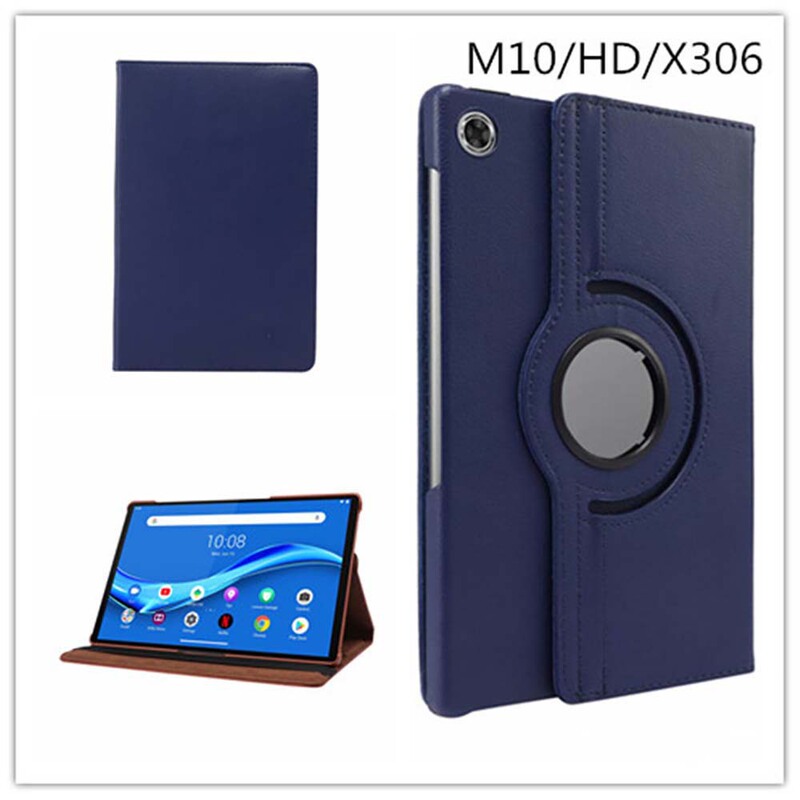 For Lenovo Tab M10 HD(2nd Gen) 2nd Generation Flat Leather Case TB-X306F/X Rotating Case