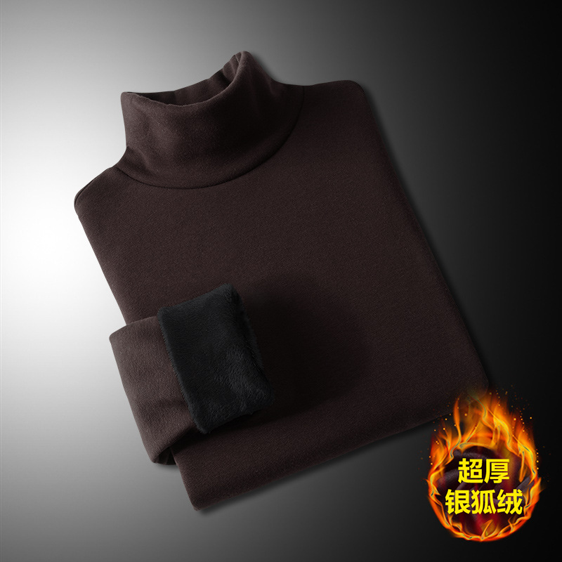 슈퍼 두꺼운 실버 폭스 벨벳-커피