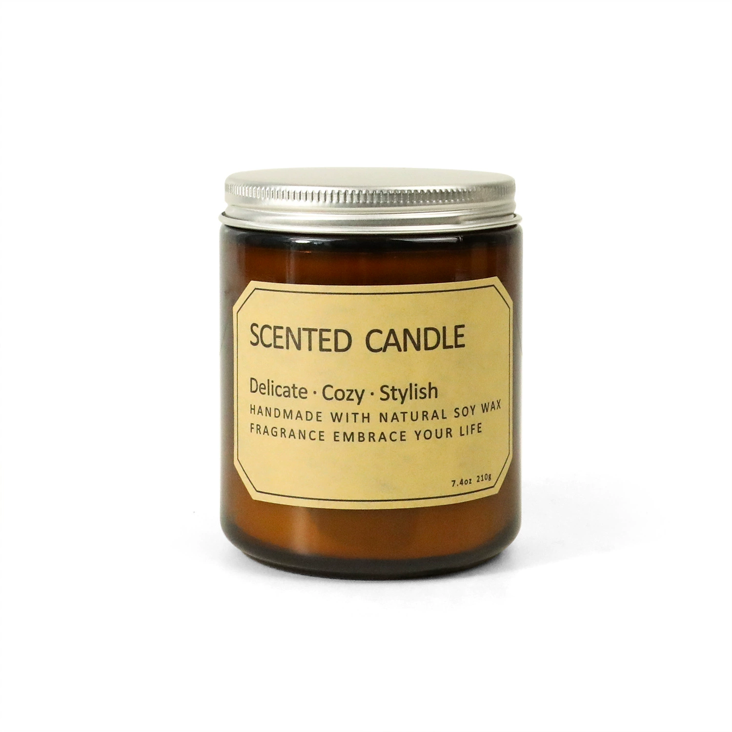 Aromatherapy Scented Candle & Diffuser, 250 ml, retro brown gift box, ancient style