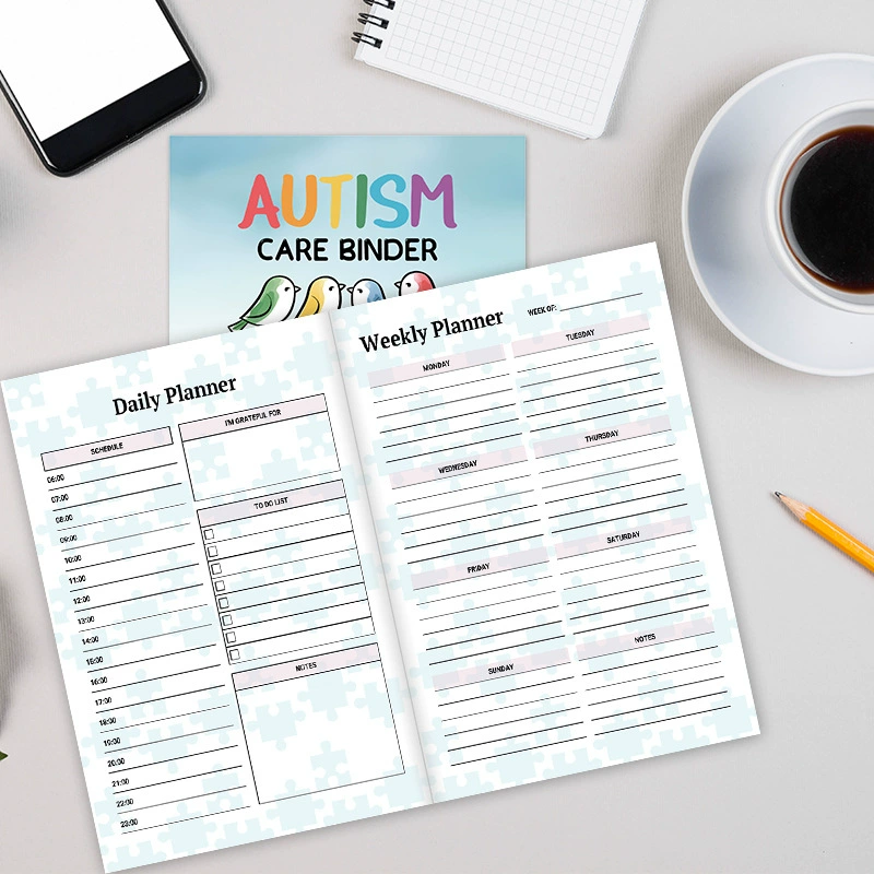 Новый autism-контроль Amazon, забота о аутичных пациентах, книга по организации планирования ухода без стресса