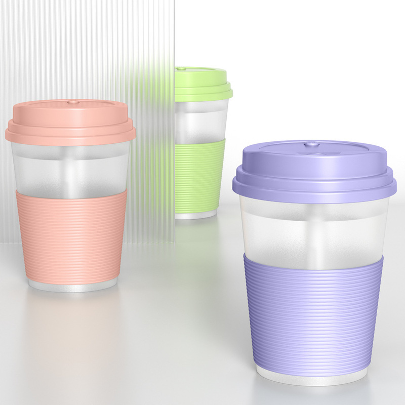 Coffee Cup Mini Humidifier USB 5V Silicone Cover Promotional Gift Large Spray Volume Aromatherapy Moisturizing