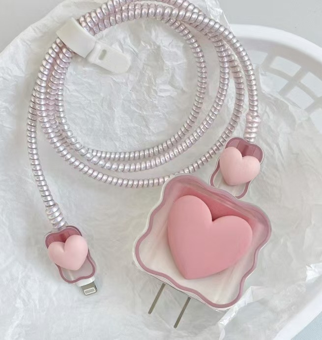 Para Apple 14 línea de datos cubierta protectora iPhone13 cargador cabezal 12promax bobinado estuche para iPad