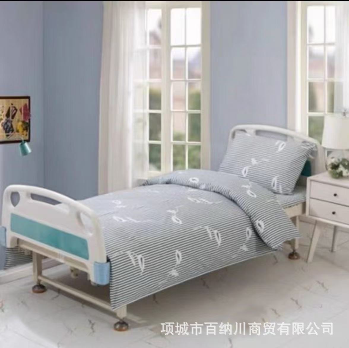 회색 건강한 꽃 두꺼운 폴리 에스테르 면화