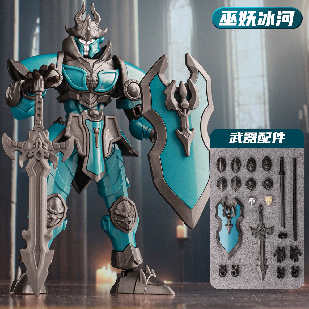 Multiforme DIY ángel articulado humano descomprimir quinta generación robot magnetismo multiarticulado ensamblable juguete modelo
