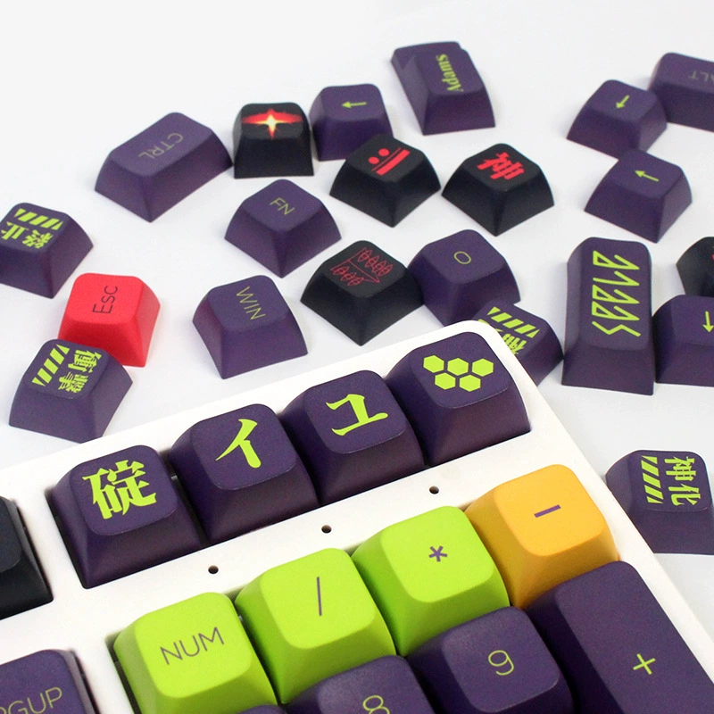 No. 13 machine boy cool dark dirt -resistant mechanical keycap blackened game hot sublimation PBT Daquan XDA height