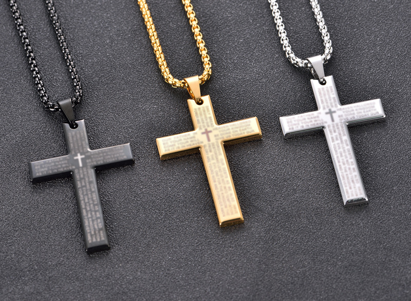 Stainless Steel Cross Pendant 5