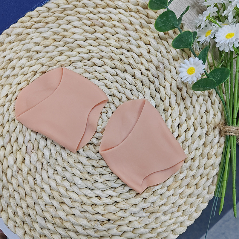 Arco de silicona almohadilla de calzado de calzado de dedo de pie cubierta de brazo de pie vendaje soporte de brazo de pie almohadilla de media yardas para hombres y mujeres