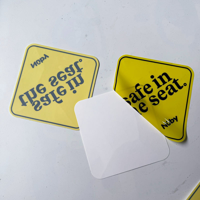 Personalidad de impresión de comercio exterior auto pegatinas electrostáticas para etiquetas de advertencia de automóviles pegatinas reciclables image 3