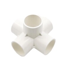 UPVC���w��ͨ����SCH40�Ҿ߼��ܼ�3 WAY TEE���ϹܲĹܼ��oˮ