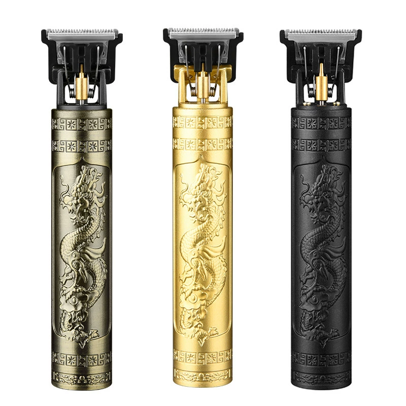 Трансграничный стрижка-стрижка Парикмахерская электрический стрижка Электрический толчок-стрижка масляная головка гравировка бритва лысая стрижка парикмахерская