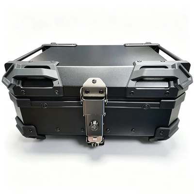 Universal Motorcycle Accessories: Motorcycle trunk - 28l-flat-black