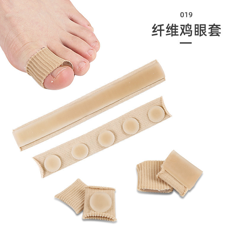 Fiber Corn Covers for High Heels, Soft Anti-Wear and Anti-Pain Toe Covers, Elastic and Breathable Finger Covers, Ready-Made, Elastic and Comfortable