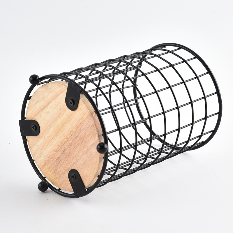 Jaula de palillos de hierro forjado transfronterizo estante de artículos para cocina doméstica palillos tubo estante de artículos estante de drenaje estante de cubiertos cuchillos y tenedores