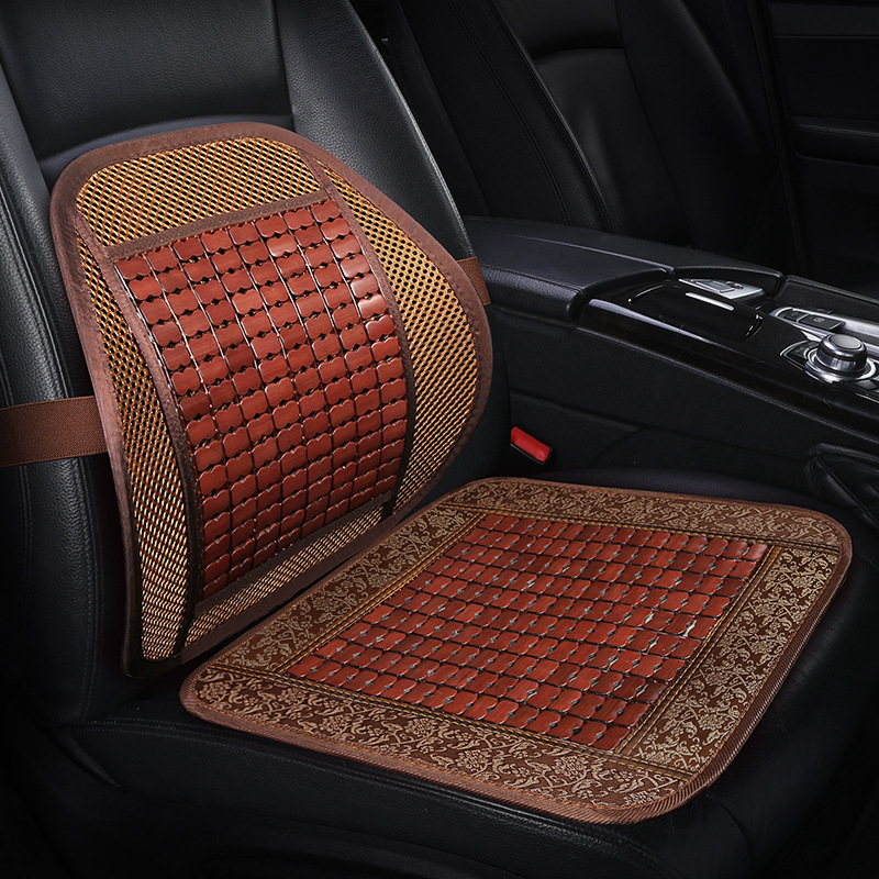 汽车座垫夏季凉垫腰靠竹片麻将凉席坐垫方垫单片座椅垫凉感透气