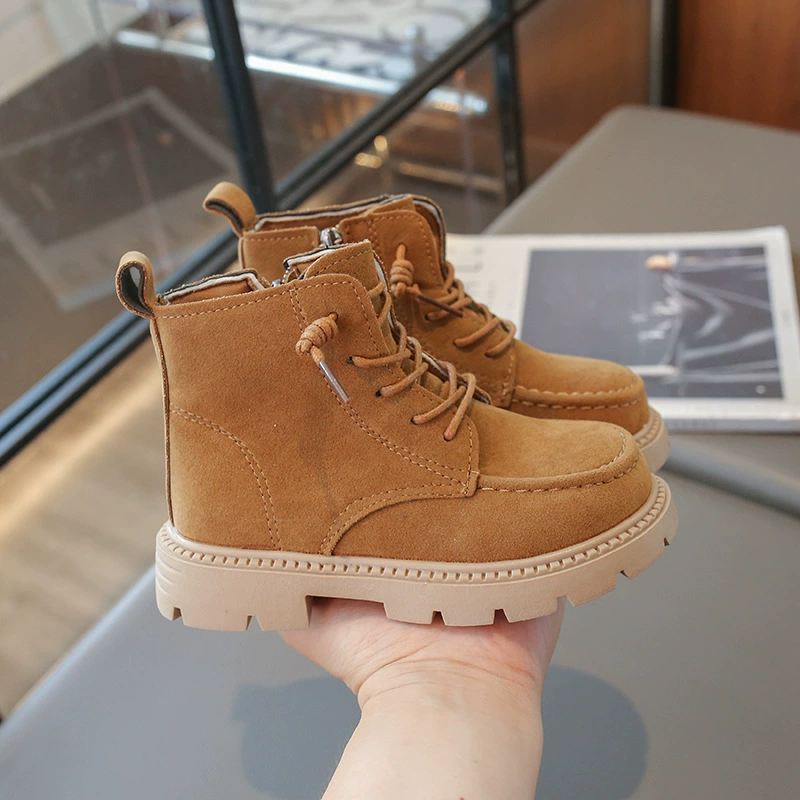 Martens, мягкие полусапожки для мальчиков, для подростков, мягкая подошва