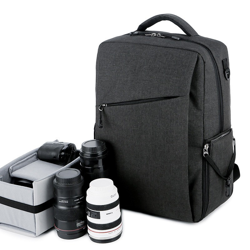 Multifunctional Laptop And Dslr Camera Backpack For Men_voghion.com