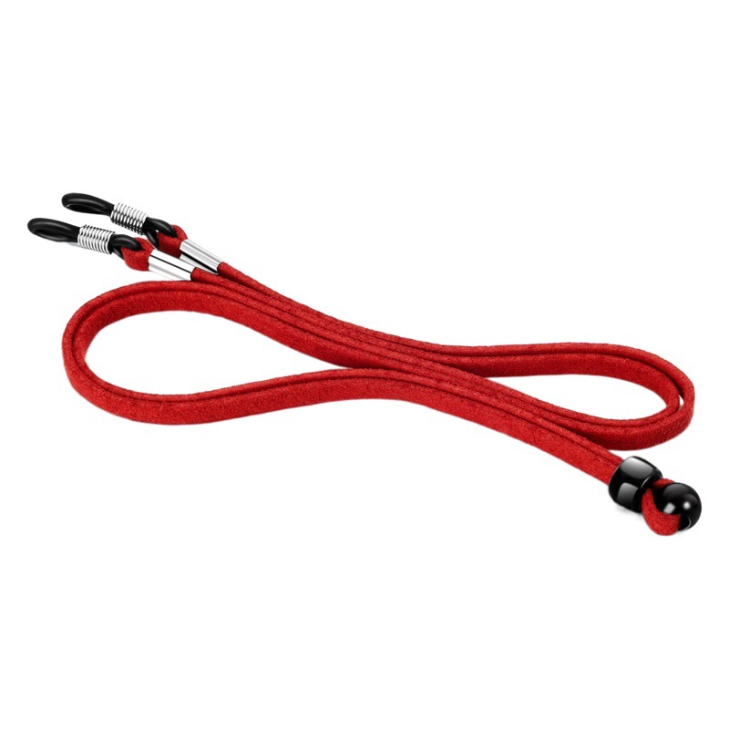 メガネのひもがなくなるのを防ぐスエードの布のメガネのひもの運動はメガネの鎖の多色を調節して独立して包装することができます。