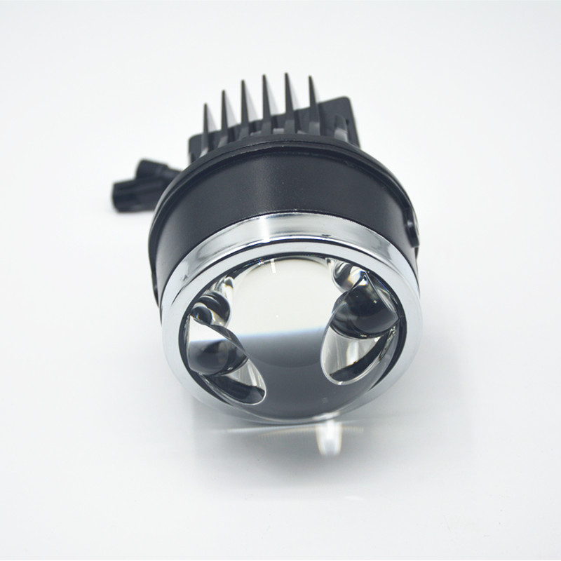 3 pulgadas doble láser directo LED doble luz lente de lámpara de niebla delantera adecuada para la modificación de los ojos izquierdo y derecho