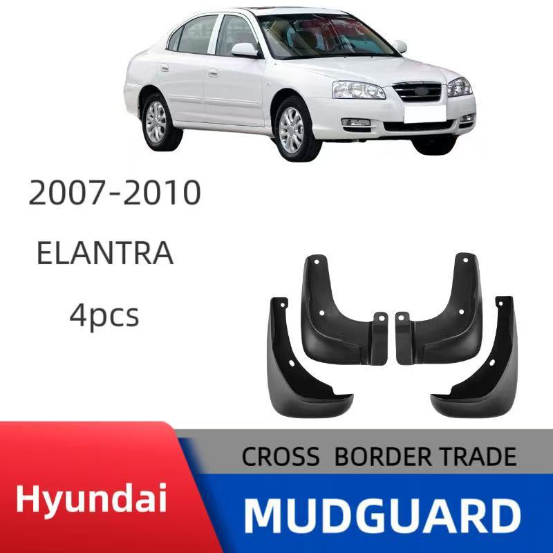 Guardabarros Suaves para Neumáticos de Automóvil, Aptos para Modelos Hyundai Elantra 2007-2010, Comercio Exterior Transfronterizo.