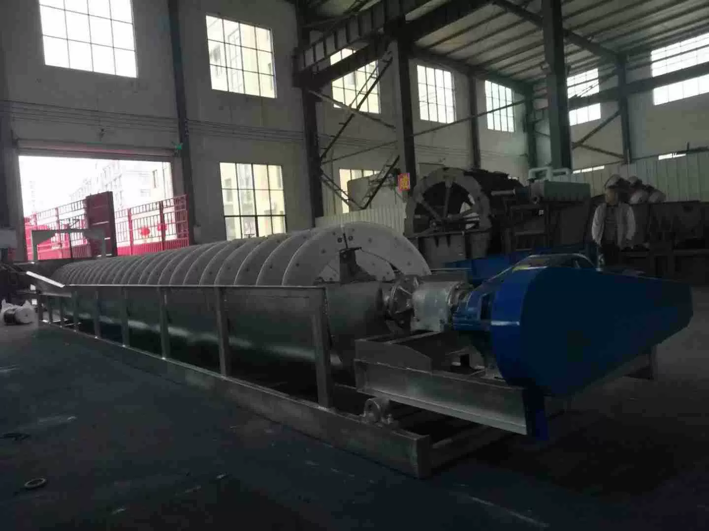 不锈钢304+聚氨酯耐磨叶片 螺旋分级机螺旋洗砂机防腐耐磨