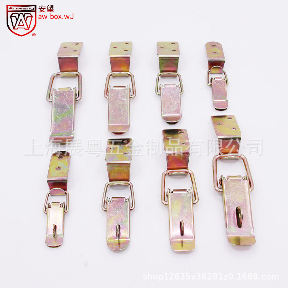 AW Anwang 304 acero inoxidable hebilla 002 bloqueo hebilla caja de llave boca de pato hebilla de resorte hebilla caja de bolsa