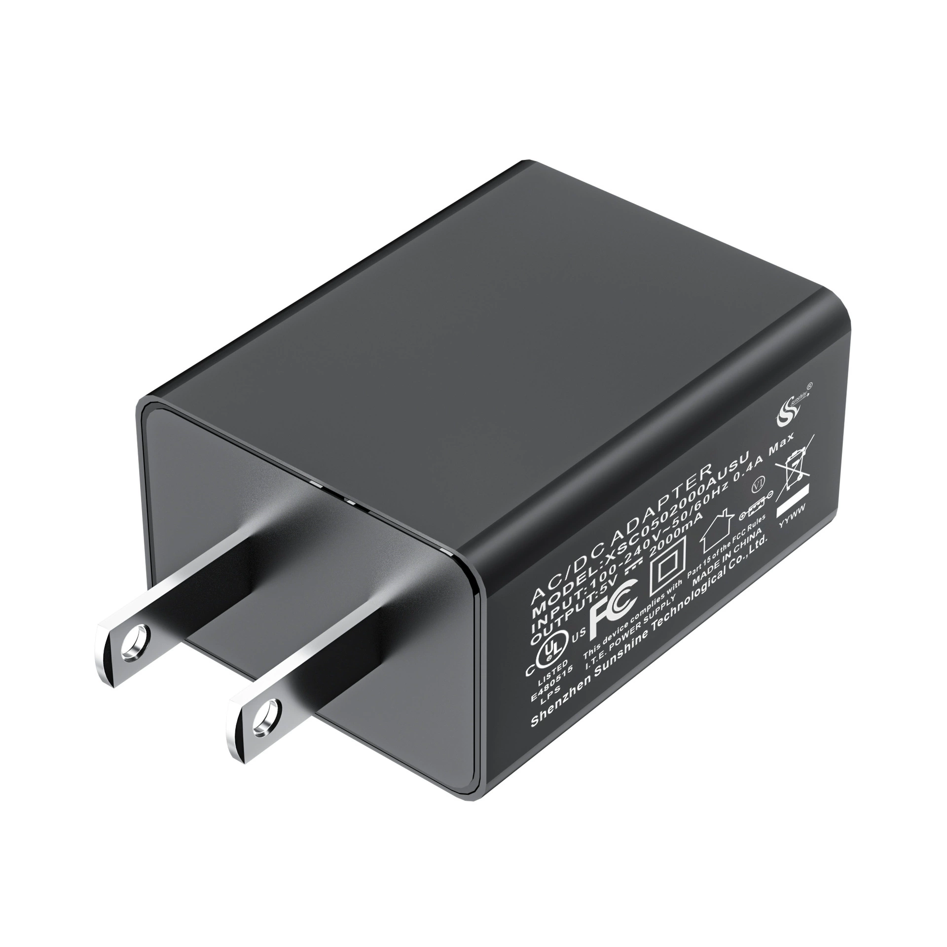 Зарядное устройство 5V2A с сертификацией CCC/CE/CUL/UL и др., зарядная головка 5V2A для роутера/лампы/аудио питания