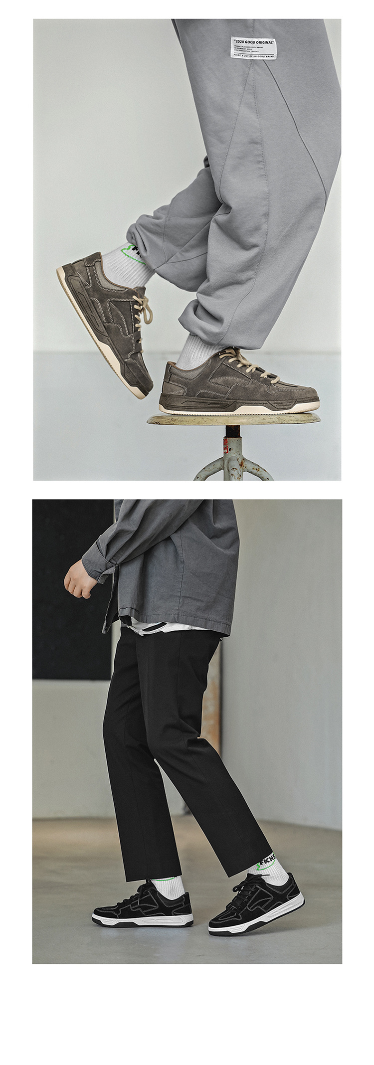 Scarpe casual da uomo Scarpe da basket Scarpe da ginnastica Tessuto sintetico Assorbimento degli urti Calzature antiscivolo_voghion.com